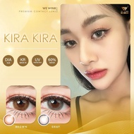 Kira Kira (ตาโต) Bigeye  👁👁(We Wink ฝาทอง) อมน้ำ 60%มากสุดในไทย Hydrogel Lens ป้องกันUV☀️ (เลนส์กรองแสง)