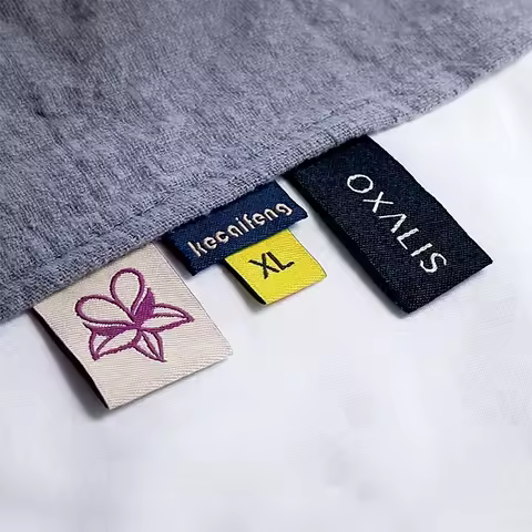 1000pcs Handmade Woven Labels For Clothing Garment Label Personalized Logo Washable Garment Tags Sew