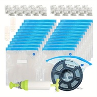 23/43 Pieces Filament Storage Bag Vacuum Kit, 10/20 Pieces 3D Printer Filament Sealing Bag Desiccant