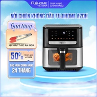 Fujihome A7DH 2000W 7 Liter oil-free fryer with dual glass door heating technology, menu touch contr
