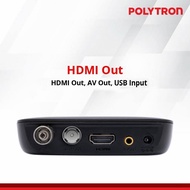 box 1 top dvbT2 digital set POLYTRON antena resmi tv garansi STB murah