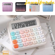JENNIFERDZ 12 Digits Calculator, Cute Candy Color Desktop Calculator, Gift Easy To Use Practical Por