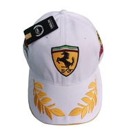 topi baseball ferrari f1 original putih