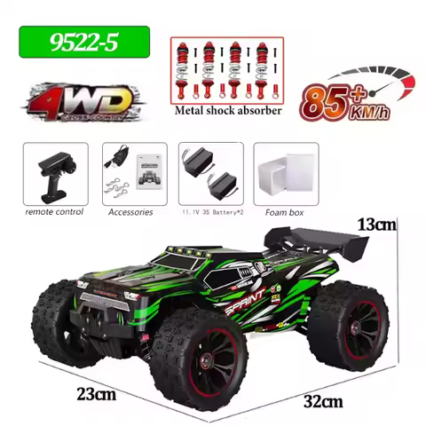 SG116 9522PRO 85KM/H High Speed RC Car Brushless 4WD Drift MonsterTruck for Kids vs Wltoys 124017 To