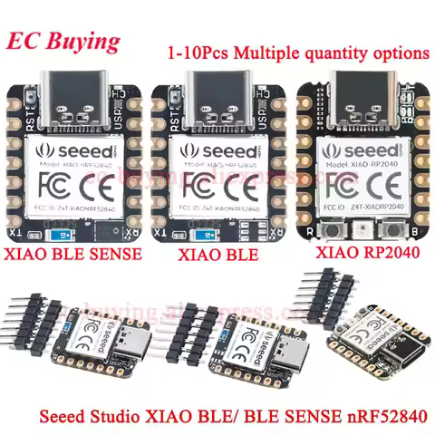 1-10Pcs Seeeduino XIAO BLE SENSE seeed studio XIAO RP2040 nRF52840 Bluetooth-compat Module For Ardui