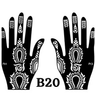 Sticker inai / Sticker Henna / Henna Stencil / Mehndi Stencil NEW DESIGN