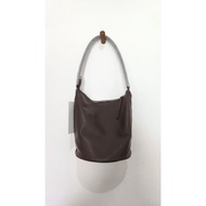 (NEW) Dupe Bucks & Leather Tube Bag (No Brand) - Coffee