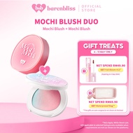 [BUNDLE] BNB barenbliss Moist Mochi Paste Blush Duo Set [Cream to Powder Blush] 4.5g + 4.5g Pemerah 