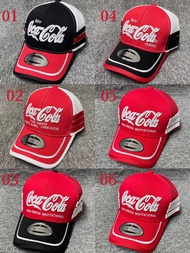 Coca-Cola หมวกวินเทส หมวกเบสบอล หมวกตาข่าย นำเข้ารุ่นใหม่ล่าสุดใส่ได้ทั้งผู้ชายและผู้หญิง สวมใส่สบายไม่อับชื้น