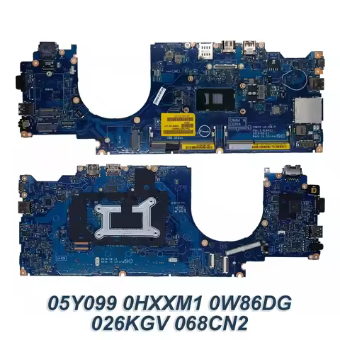 05Y099 0HXXM1 0W86DG 026KGV 068CN2 For Latitude 5480 Motherboard System Mainboard LA-E081P i5-7300U/