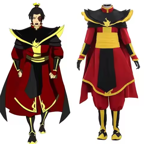Avatar The Last Airbender Fire Nation Prince Zuko Azula Cosplay Costume Full Set Halloween Fancy Par