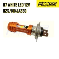 READY STOCK MOTORCYCLE FRONT BULB WHITE LED H7 YAMAHA R25 / NINJA 250