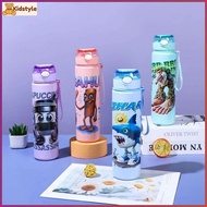 Kidstyle 800ml Water Bottle Brainrot Sahur Character Leakproof Kids Bottle Bpa-Free