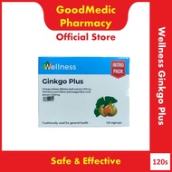 Wellness Ginkgo Plus Vegecaps (120s)