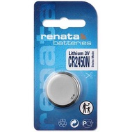 【READY STOCK】Renata CR2450N Lithium Battery (3V Coin Cell / Button Battery) ( 1 pc )