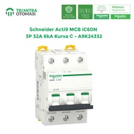 Schneider Acti9 MCB iC60N 3P 32A 6kA Kurva C - A9K24332