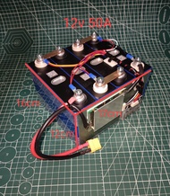 แบตลิเธี่ยม Lifepo4 12v 50-100A bms 50-100A active balance 1.2A แบตลิเธียม NMC 24v 64A active balanc