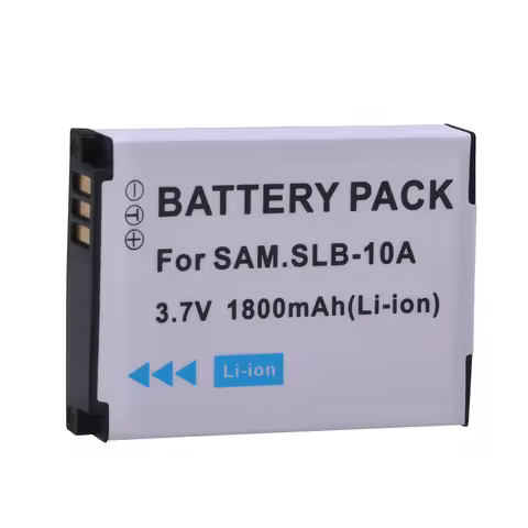 1800mAH SLB-10A SLB 10A SLB10A Battery +LCD USB Charger for Samsung EX2F HZ15W SL202 SL420 SL620 SL8