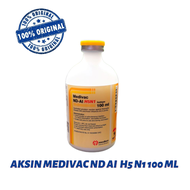 Vaksin Medivac ND AI H5 N1 100 mL + bonus spuit