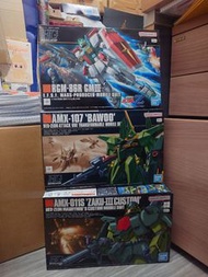 全新 Bandai 高達模型 HG 1/144 ZZ Gundam  GM III 吉姆3  / Bawoo 龍飛量產型 / Zaku III  Custom 渣古3改