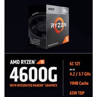 # AMD Ryzen 5 4600G - 6 Cores & 12 Threads Desktop Processors with Radeon™ Graphics # AMD AM4