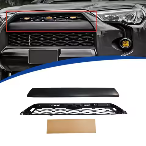 For Toyota 4Runner 5th Gen 2020-2023 TRD Pro Style Front Grille ABS Radiator Mesh Grill Offroad Upgr