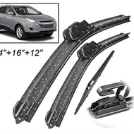 Suitable for Hyundai Tucson MK2 Ix35 2010-2015 Wiper Wiper Front Rear Wiper Blade Set