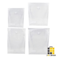 Transparent PP File Bag Information Velcro Briefcase [Jiucheng Jiu Stationery] A4 A5 B5 FC Type File
