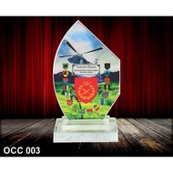 OCC 003 CRYSTAL AWARD PLAQUE