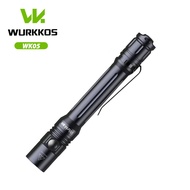 Wurkkos Wk05 Dual 14500/AA Battery Portable Pen Light 1*NICHIA NVSW-519AT-V1 IP68 Dual Switch EDC MI