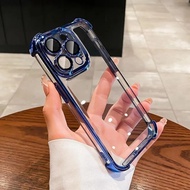 Luxury Plating Shockproof Phone Case For VIVO V23 V30 V50 V60 Y29 Y31 Y51 Y53S Camera Protection Air