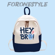 Hey Bro Motif Children's Backpack - Hey Bro Motif Children's Backpack - Hey Bro Motif Children's Bag