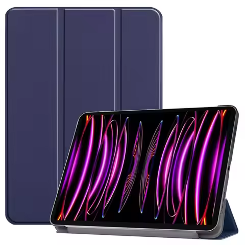For iPad Pro 12.9 Tablet Case Custer Tri-Fold Wake Up Sleep Magnetic Smart Leather Cover For iPad Pr