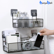 Rak Besi Kamar Mandi Tempel Dinding Keramik Rak Dapur Keranjang Besi Serbaguna Tanpa Paku