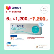 Acuvue Oasys 1-Day with HydraLuxe คอนแทคเลนส์รายวัน (1 Box : 15 Pairs)