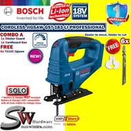 COMBO Bosch GST183 18V Cordless Jigsaw  FREE 6x Jigsaw Blade  **SOLO or Battery & Charger GST 183