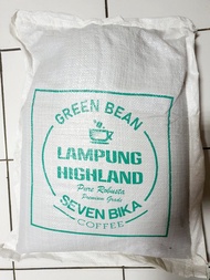 Green Beans Robusta Lampung Highland [Biji Kopi Mentah] Grade1 15 KG