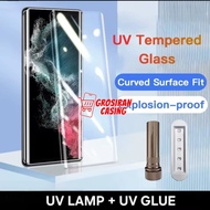 Tempered Glass UV Edge Full Glue for Vivo X90 Vivo X90 Pro Vivo X100 Vivo X100 Pro Vivo X200 Pro - U