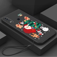 เคสสำหรับ VIVO Y17 Y3 Y3S 2020 Y15 Y12 U3X U10 Y11 2019 Y12i VIVO Y50 Y30เคส TPU นุ่มสไตล์คริสต์มาสเ