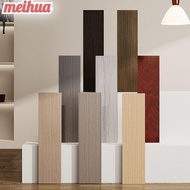 MEIHUAA Skirting Line, Windowsill Wood Grain Floor Tile Sticker, Home Decor Waterproof Living Room Self Adhesive Waist Line