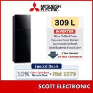 Mitsubishi 309L Inverter 2 Door Refrigerator / Peti Sejuk MR-FC34EP