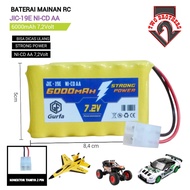 Baterai Remot Control / Baterai Mainan Anak / Baterai Tipe  NI-CD 6X AA 6000mAh - 7.2Volt