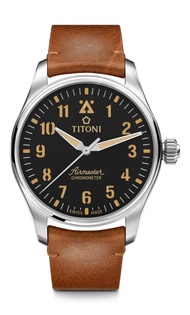 นาฬิกา TITONI AIRMASTER PILOT 43MM รุ่น 73906 T-ST-723/73906 T-ST-724