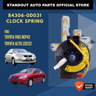 STANDOUT 84306-0D031 CLOCK SPRING FOR TOYOTA VIOS NCP42 TOYOTA ALTIS ZZE122