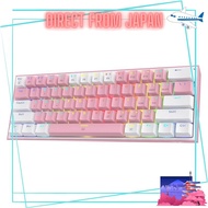 Redragon K617 Fizz 60% Wired RGB Gaming Keyboard 61 Key Hot Swap Compact Mechanical Keyboard with Wh