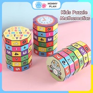 Kids Puzzle Mathematics Numbers Cube Toys Math Arithmetic Cylindrical Rubik's Cube Kids Early Educat