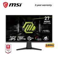 MSI Gaming Monitor MAG 275QF 27" 2560x1440 WQHD/180Hz/Rapid IPS/0.5ms GTG, Min. /Anti-Glare
