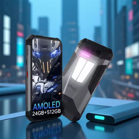 World premiere】Unihertz by 8849 Tank 4 Smartphone Built-in 720P Projector 5G Phone 24+512GB 11600mAh