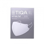 ETIQA - 韓國KF94成人4層口罩 (8809653258040) 白色中碼★【灰色包裝】★(一盒10個)(平行進口)