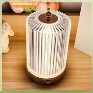 [joytownonline.sg] Cordless Table Lamp Dimmable LED Desk Lamp Modern Bedside Light for Home Bedroom